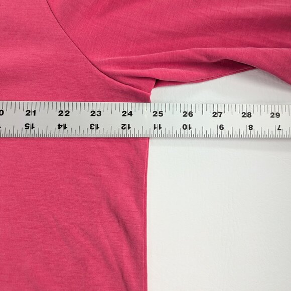 J. Jill Modal Shirt Roll Tab Sleeves Size XL Fuchsia NEW - Picture 5 of 8